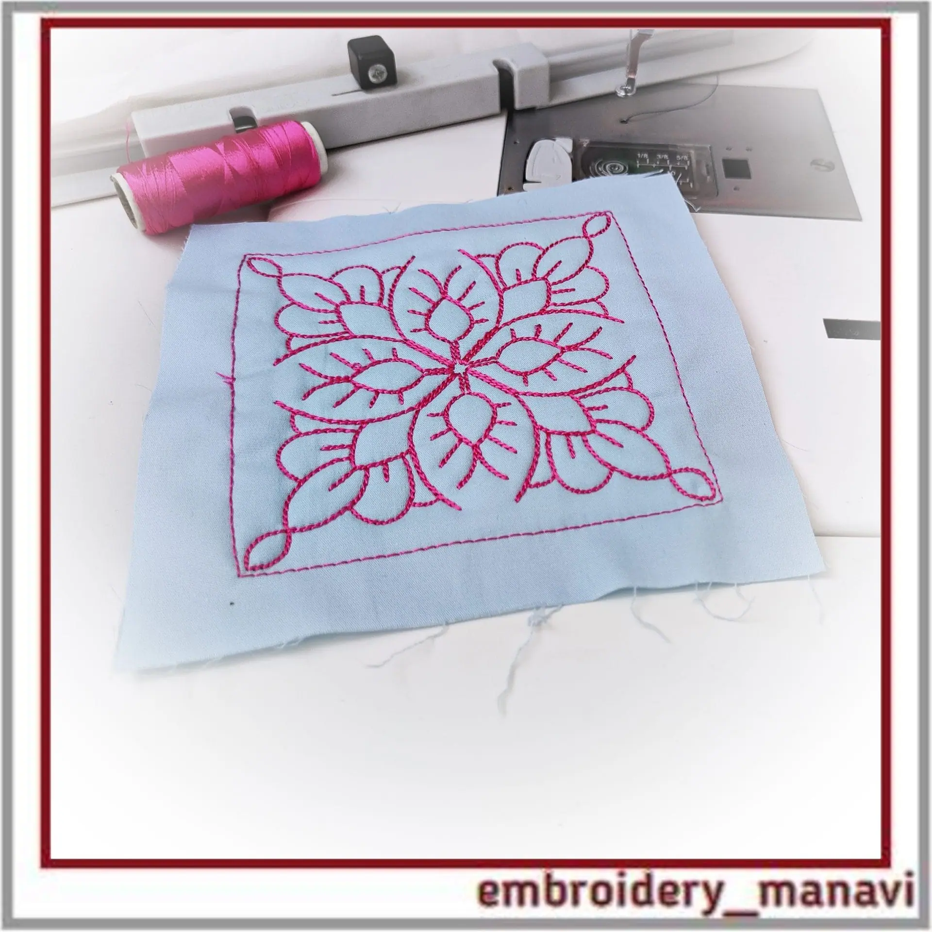 Quilt Block 42 Quilting Designs by Embroidery Manavi 05 3 Quilt Block 42 Quilting Designs by Embroidery Manavi 05 - Image 3