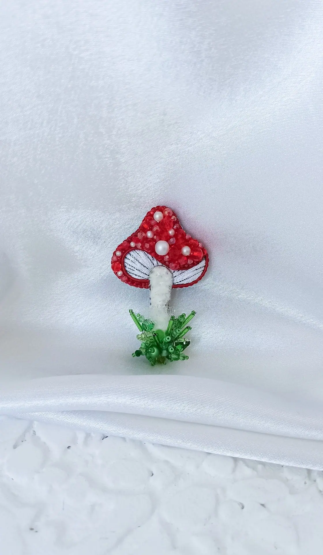 fly agaric decoration mushroom brooch pin handmade 4 fly agaric decoration mushroom brooch pin handmade - Image 4