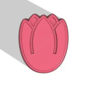 TULIP STL FILE for vacuum forming and 3D printing