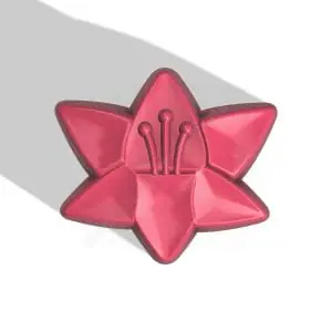LILY FLOWER STL FILE for vacuum forming and 3D printing