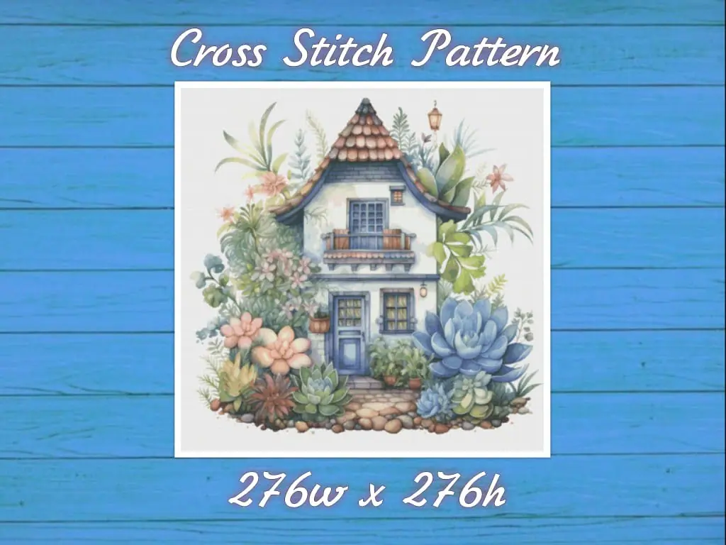 Cottage Cross Stitch Pattern Vintage Counted 744 276 1 Cottage Cross Stitch Pattern Vintage Counted 744 276