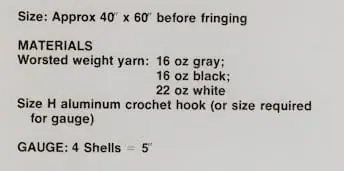 Vintage Crochet Pattern Afghan Kittens - Image 3
