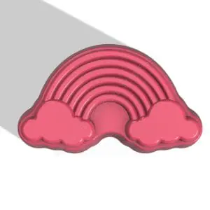 RAINBOW STL FILE for vacuum forming and 3D printing