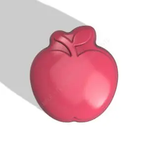 APPLE STL FILE for vacuum forming and 3D printing