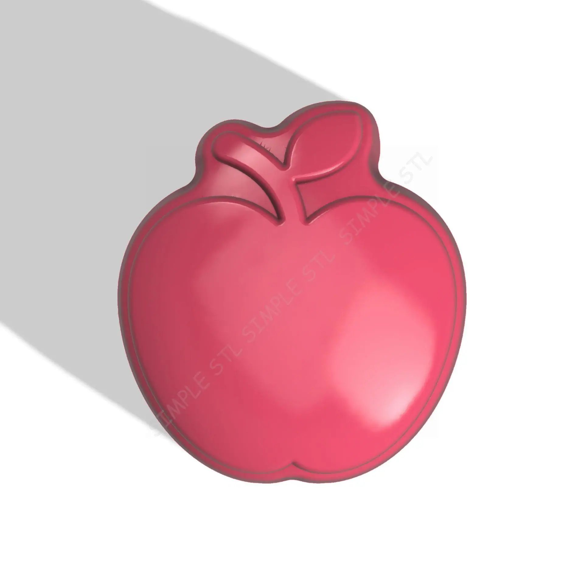 Apple STL file for vacuum forming and 3D printing 1 APPLE STL FILE for vacuum forming and 3D printing