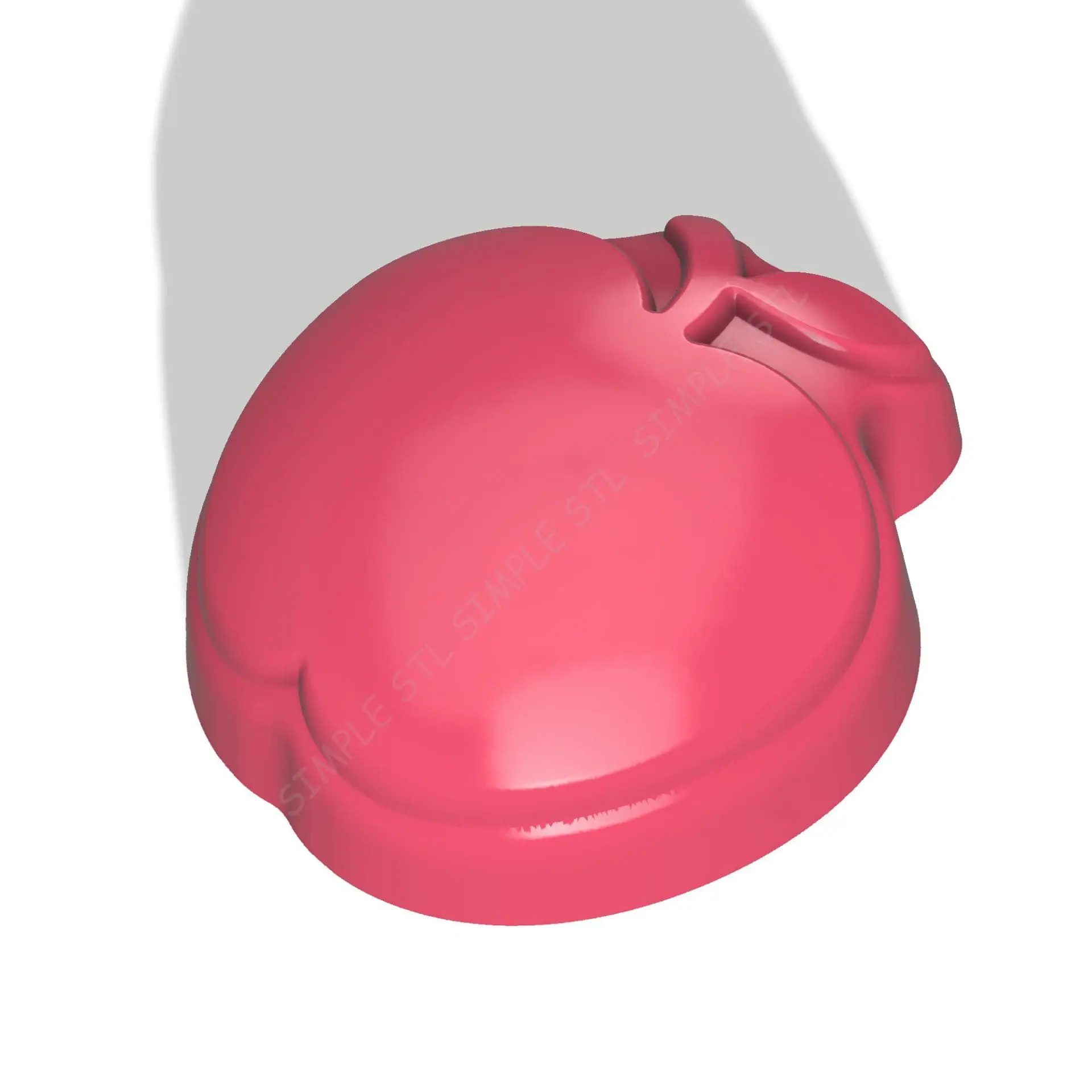 Apple STL file for vacuum forming and 3D printing 3 APPLE STL FILE for vacuum forming and 3D printing