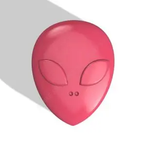 ALIEN STL FILE for vacuum forming and 3D printing