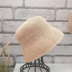 Beach travel garden hatter Raffia straw sun cap