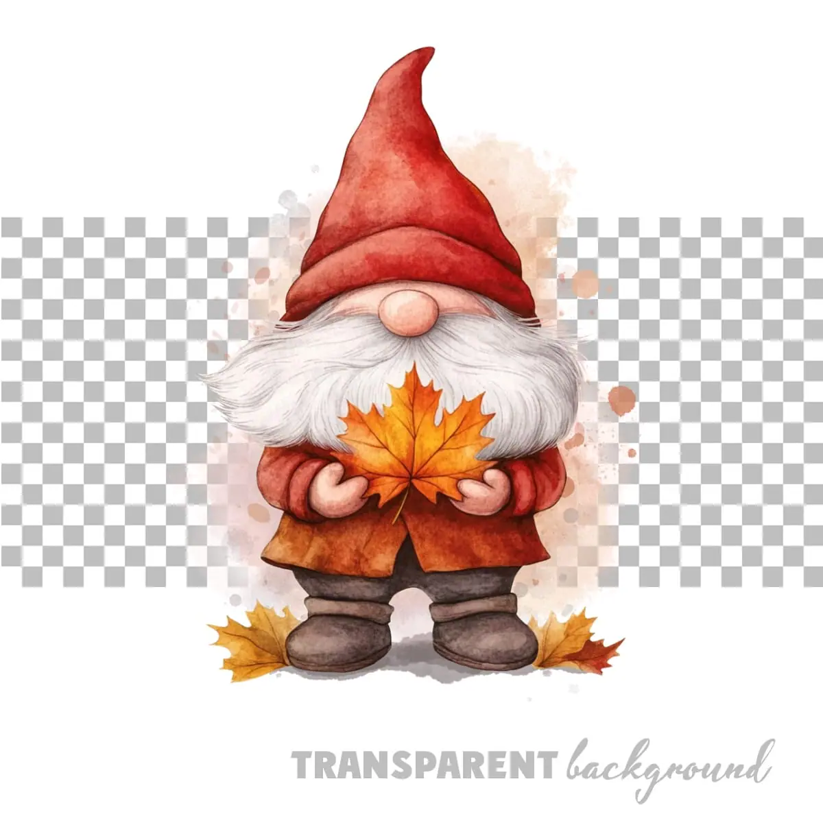 Fall gnome png art print Sublimation design 2 Fall gnome png art print Sublimation design - Image 2