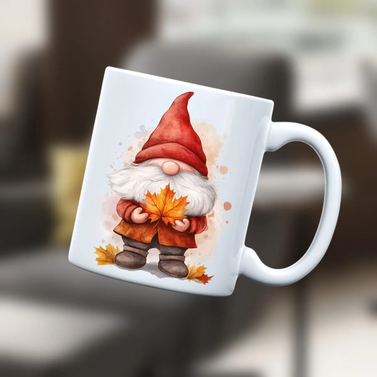 Fall gnome png art print Sublimation design 5 Fall gnome png art print Sublimation design - Image 5