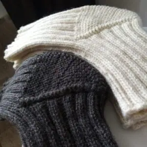Knee Pads Knitted Handmade up to 23 inches