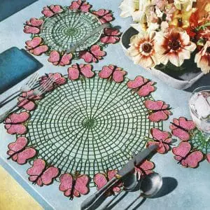 Сrochet motif butterfly pattern, vintage luncheon set doilys, pdf Awesome handmade butterfly luncheon from motif doily crochet pattern is a great gift to a close person. Doily crochet pattern from motif butterfly for all skill levels.
