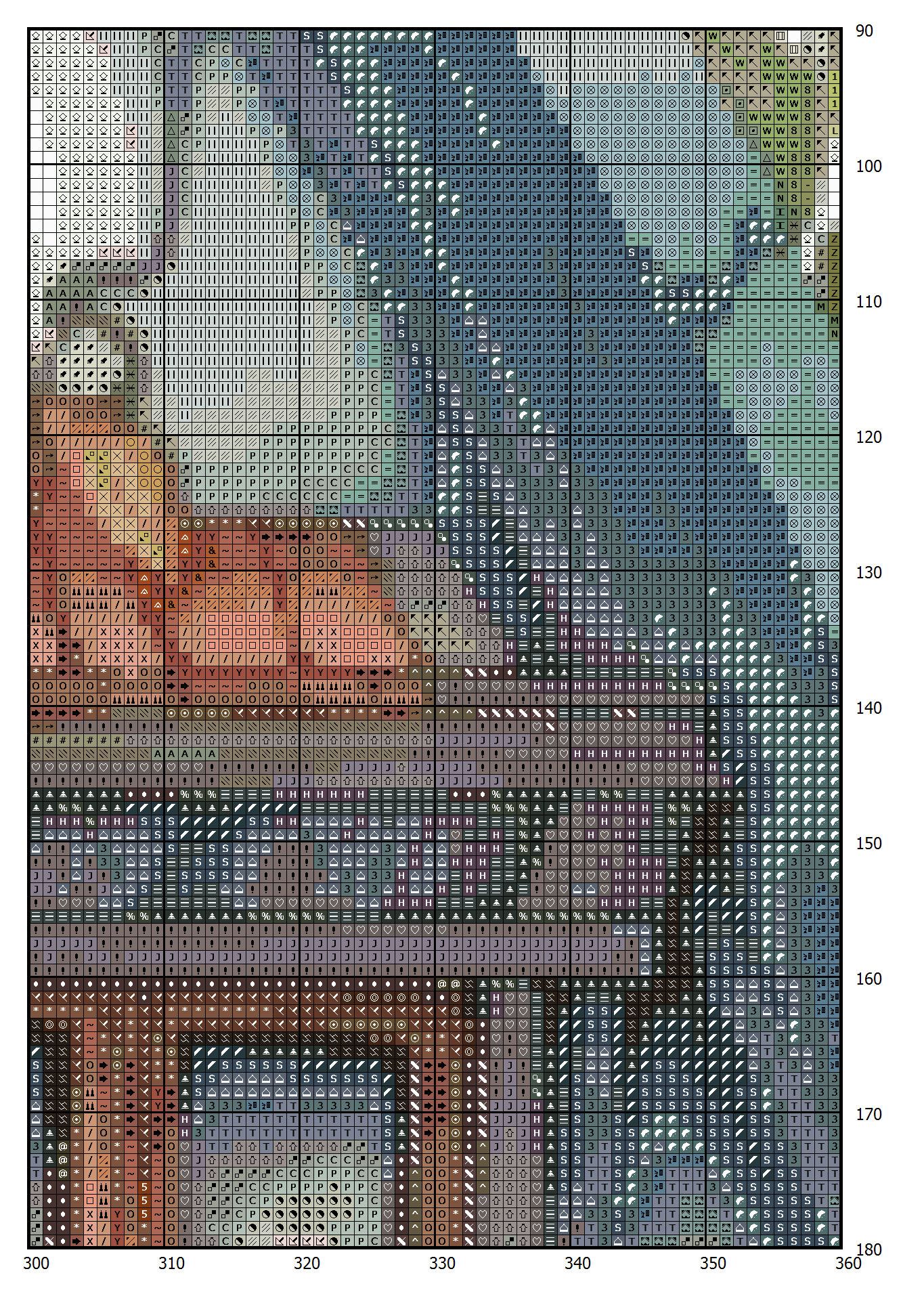 Cottage Cross Stitch Pattern Vintage Counted DIY 803 497 - Image 3