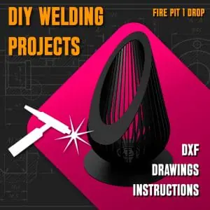 Welding Project Plans Drawings Fire Pit 1 (DXF, PDF)