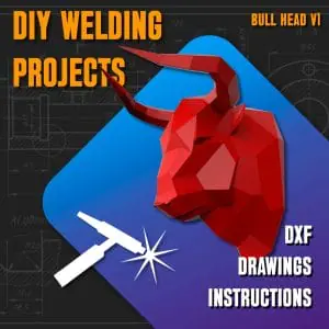 Welding ProjectPlans Drawings Bull Head (v1) (DXF, PDF)