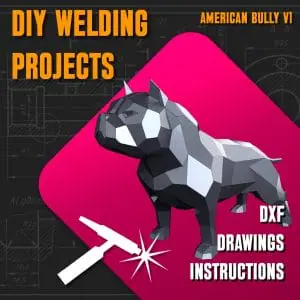 Welding Project Plans Drawings American Bully (v1) (DXF, PDF)