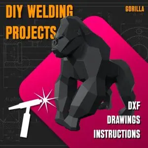Welding Project Plans Drawings Gorilla (DXF, PDF)