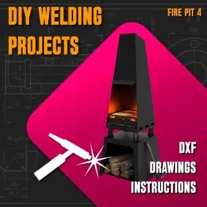 Welding Project Plans Drawings Fire Pit 4 (DXF, PDF)
