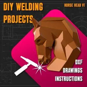 Welding Project Plans Drawings Chess Horse (DXF, PDF)