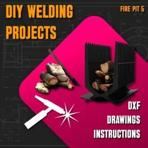 Welding Project Plans Drawings Fire Pit 5 (DXF, PDF)