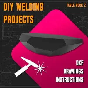Welding Project Plans Drawings Table Rock 2 (DXF, PDF)