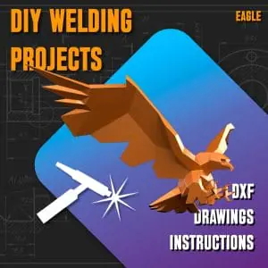 Welding Project Plans Drawings Eagle (DXF, PDF)