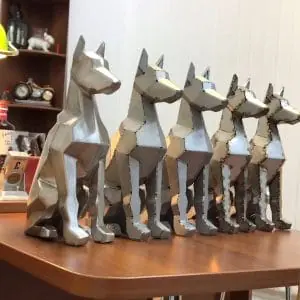 Welding Project Plans Drawings Mini Doberman (DXF, PDF)