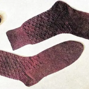 Men's cross pattern socks, vintage knitting, All size, format pdf