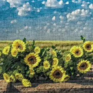 Painting - "Sunny bouquet''