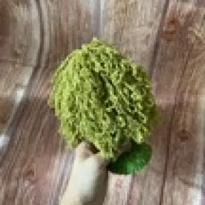 tree, knitted trees, small forest, Montessor knitted farms