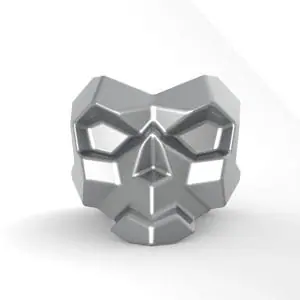 DIY Welding Project Plans Drawings Skull Ashtray (DXF, PDF)