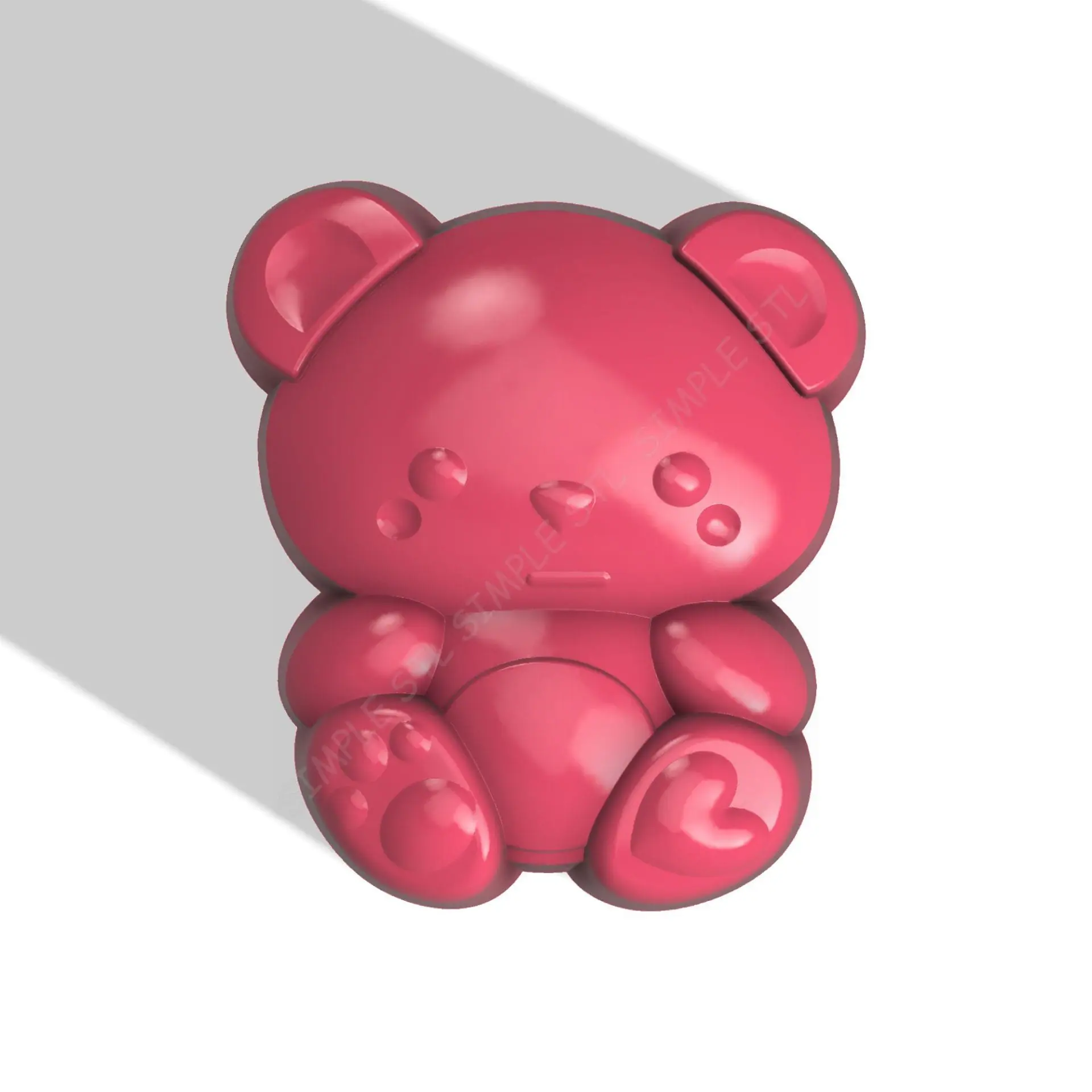 PANDA STL FILE for vacuum forming and 3D printing 1 PANDA STL FILE for vacuum forming and 3D printing