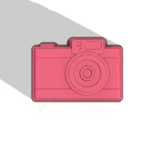 PHOTO CAMERA STL FILE for vacuum forming and 3D printing