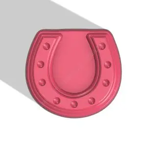 HORSESHOE STL FILE for vacuum forming and 3D printing
