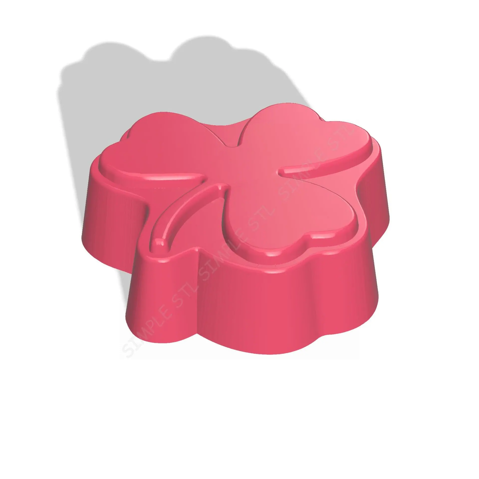 Shamrock clover STL file for vacuum forming and 3D printing 3 SHAMROCK STL FILE for vacuum forming and 3D printing