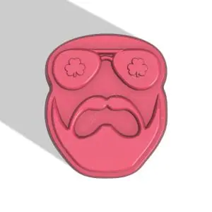 BEARD STL FILE for vacuum forming and 3D printing