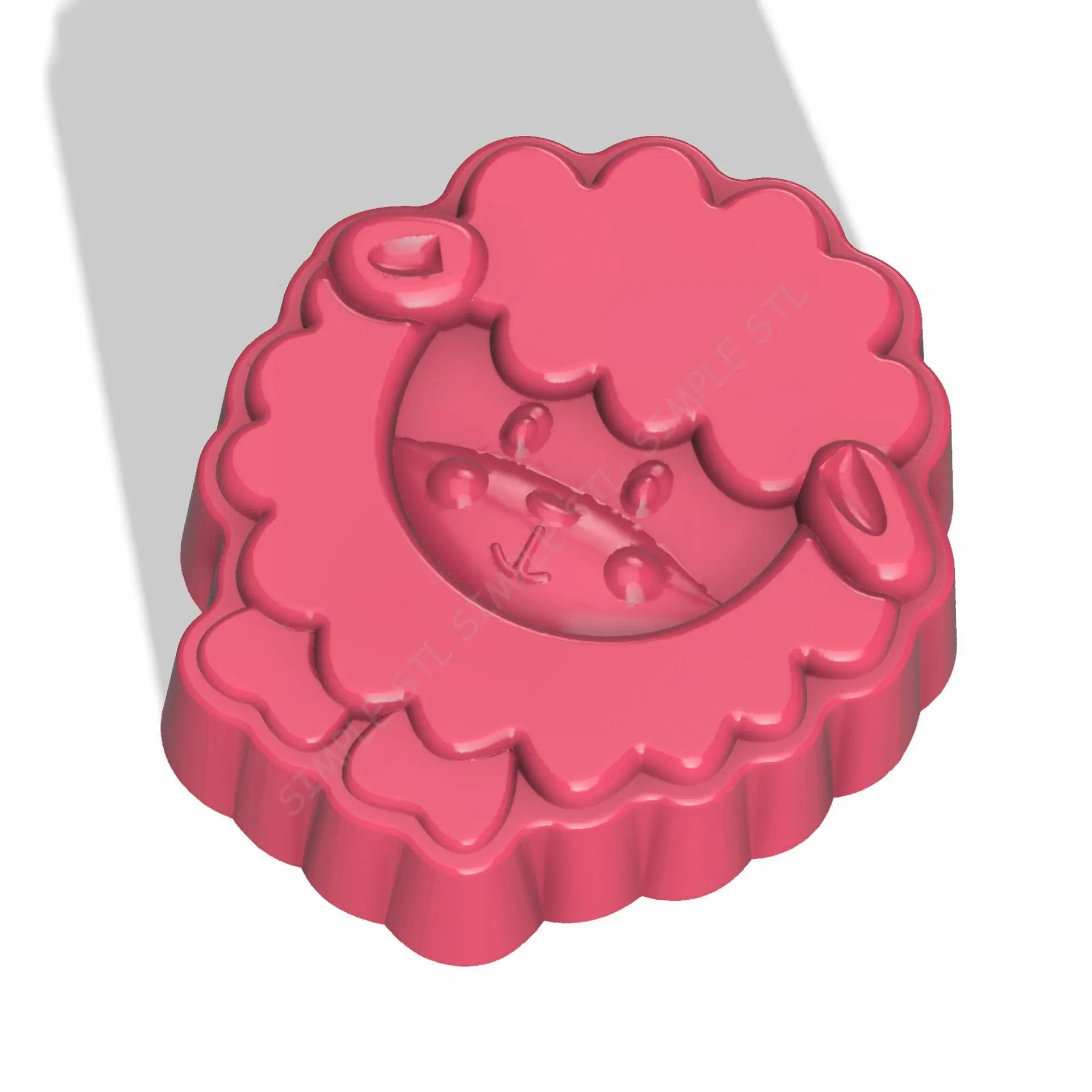 LAMB STL FILE for vacuum forming and 3D printing 3 LAMB STL FILE for vacuum forming and 3D printing
