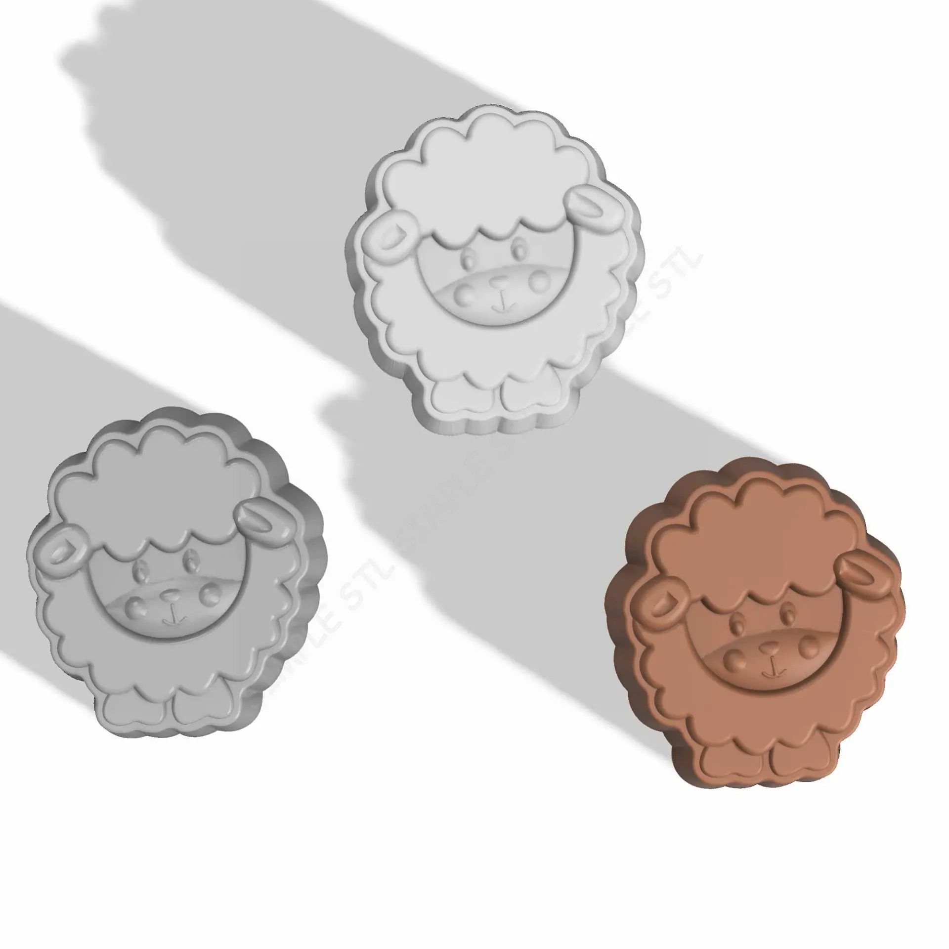 LAMB STL FILE for vacuum forming and 3D printing 4 LAMB STL FILE for vacuum forming and 3D printing