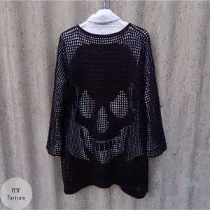 Skull mesh tunic