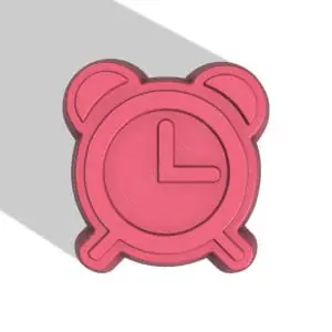 CLOCK STL FILE for vacuum forming and 3D printing
