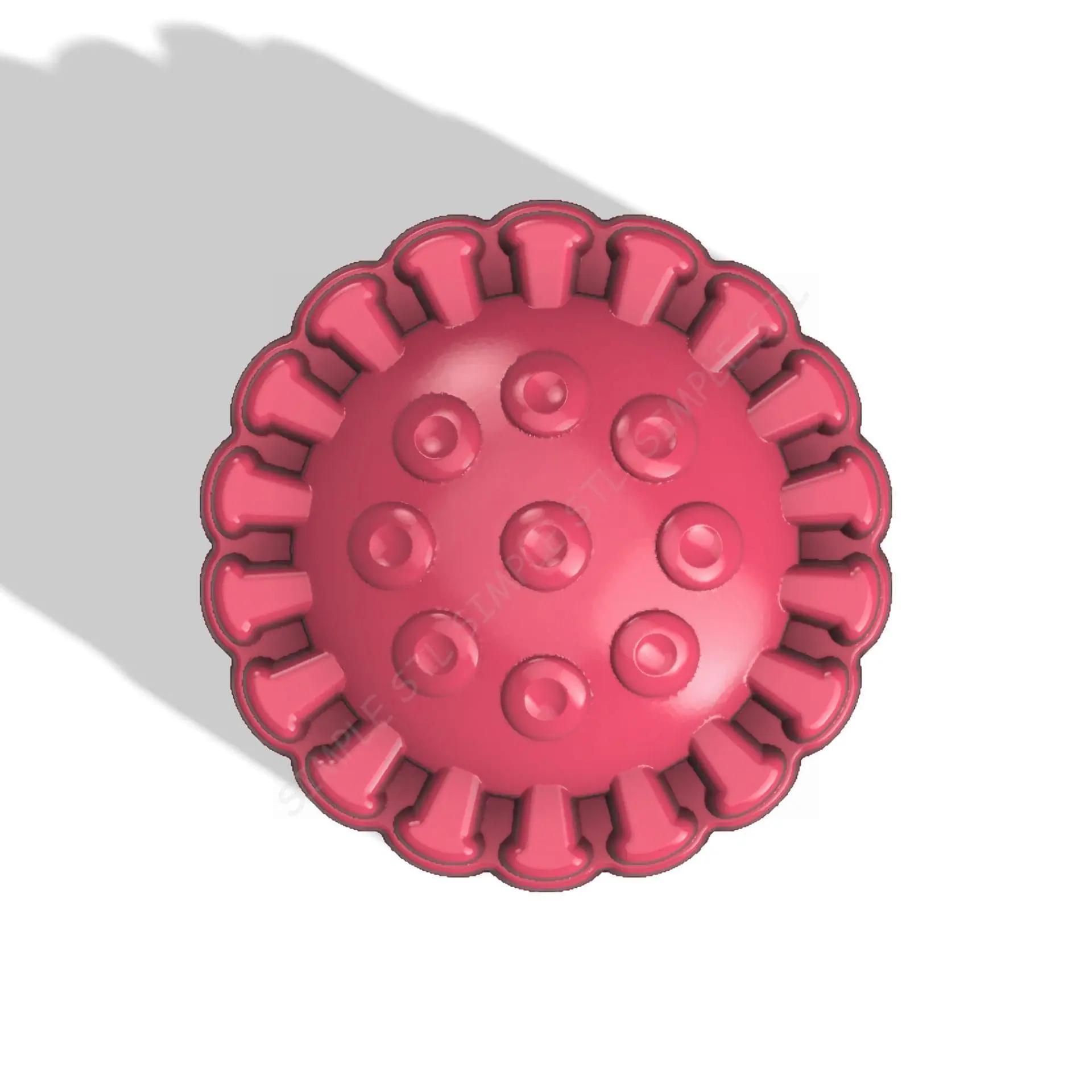 CORONOVIRUS STL FILE for vacuum forming and 3D printing 1 CORONOVIRUS STL FILE for vacuum forming and 3D printing