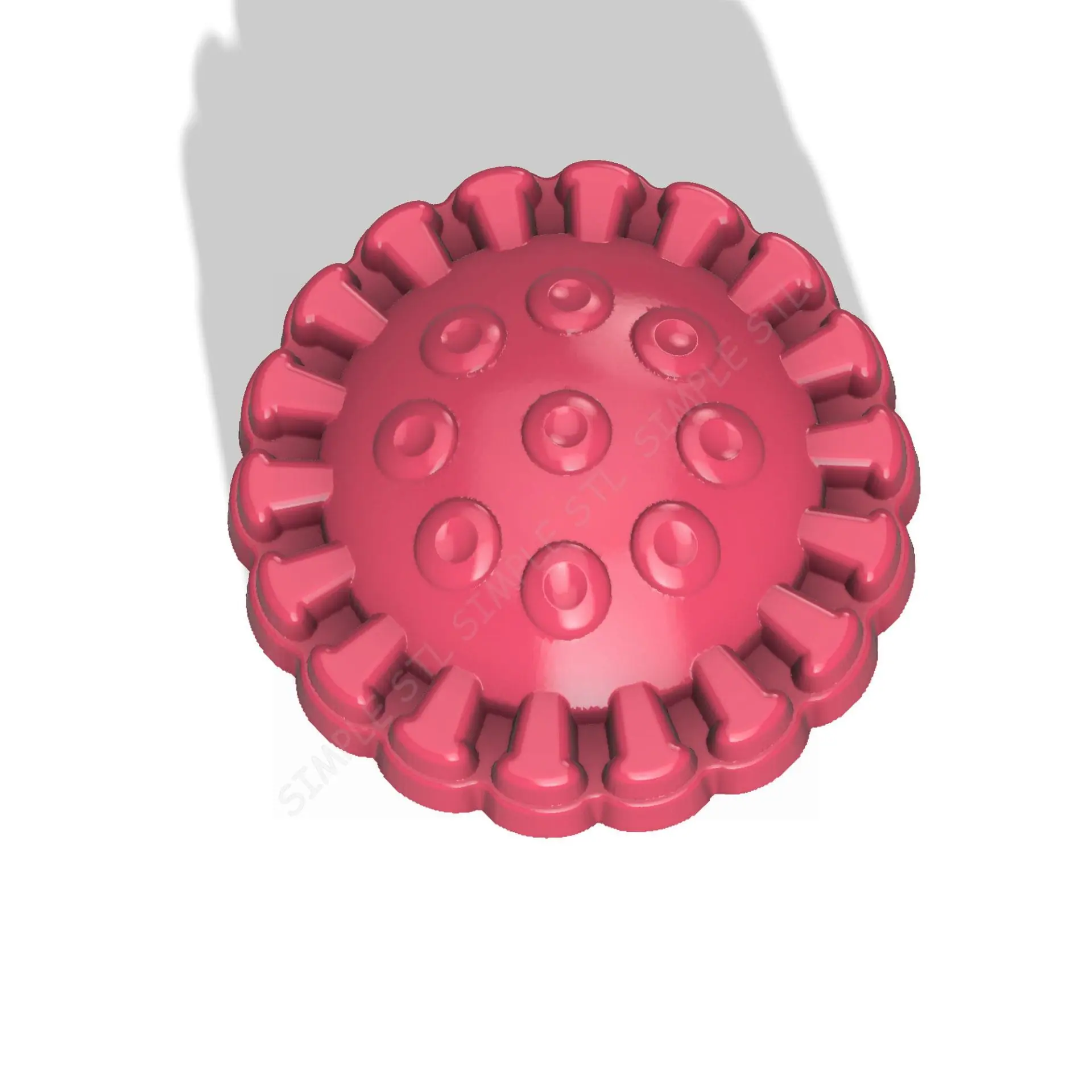 CORONOVIRUS STL FILE for vacuum forming and 3D printing 3 CORONOVIRUS STL FILE for vacuum forming and 3D printing