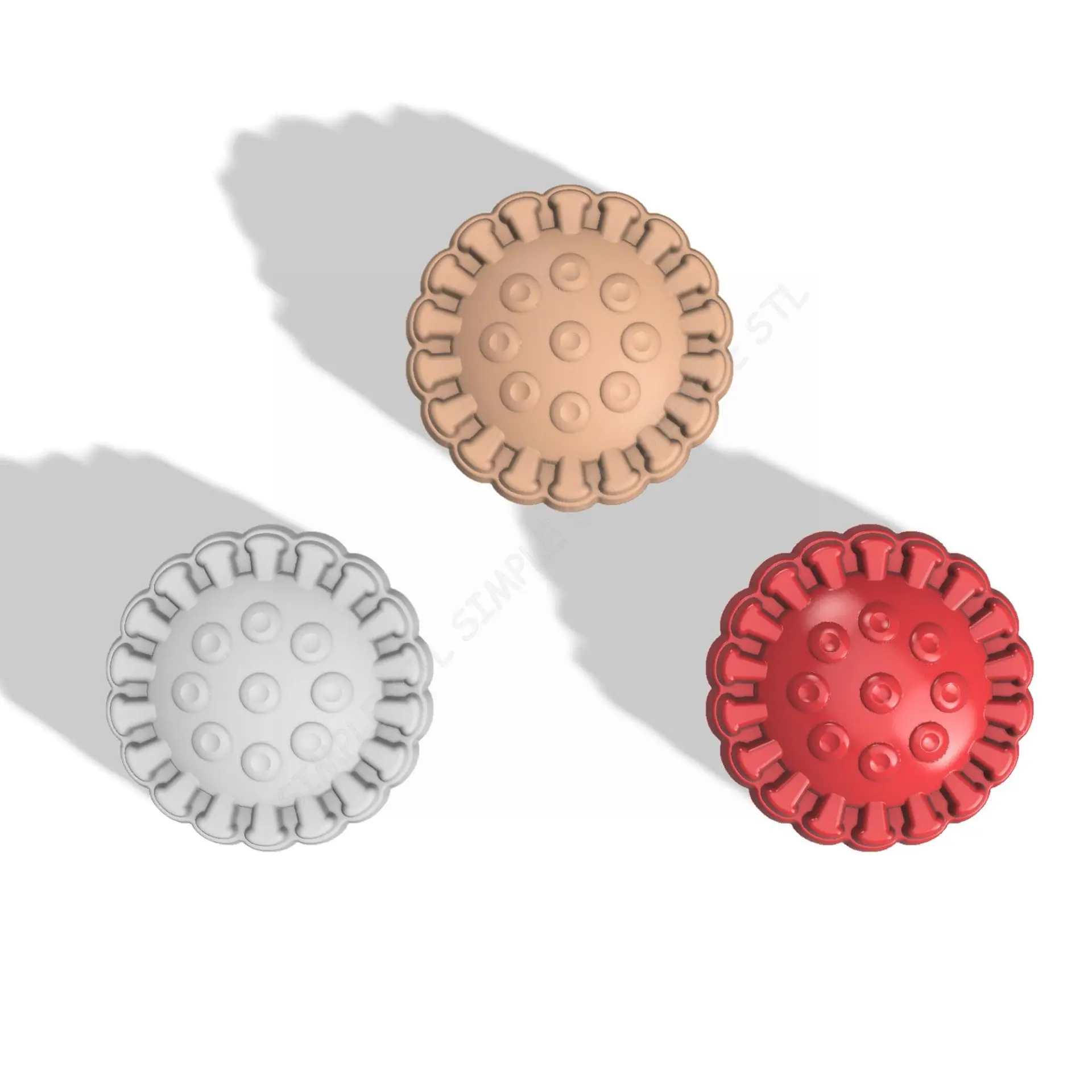 CORONOVIRUS STL FILE for vacuum forming and 3D printing 4 CORONOVIRUS STL FILE for vacuum forming and 3D printing