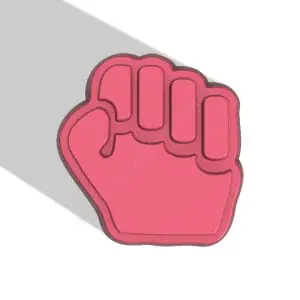 FIST STL FILE for vacuum forming and 3D printing