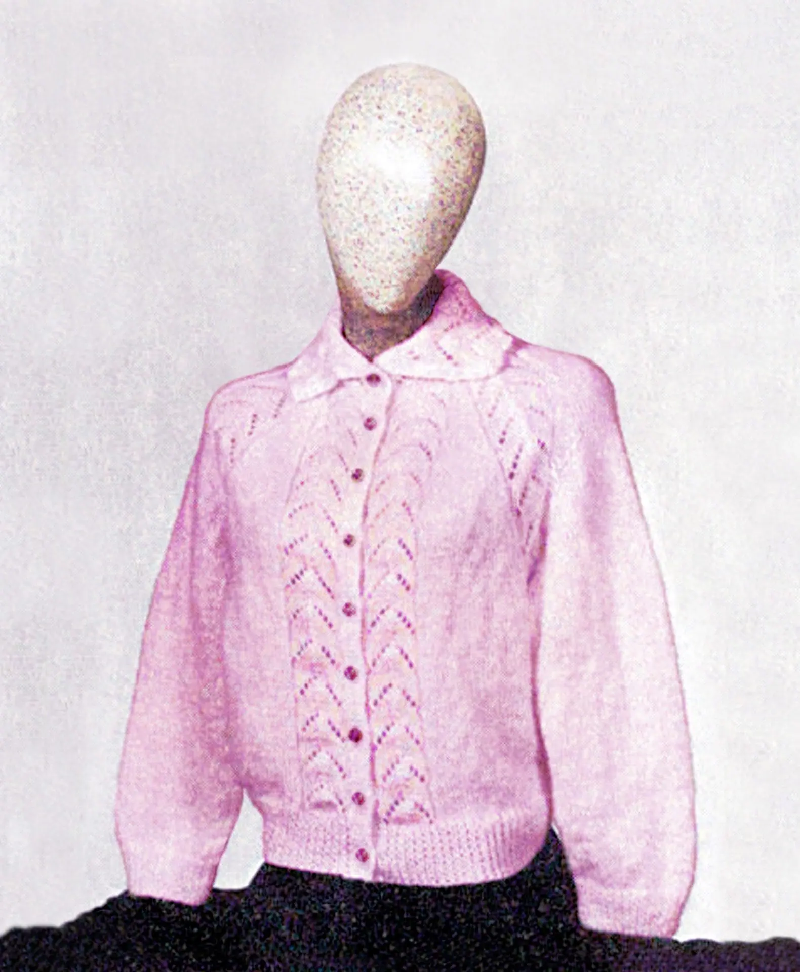 Ladies cardigan, vintage knitting pattern, button down womens 1 Ladies cardigan, vintage knitting pattern, button down womens