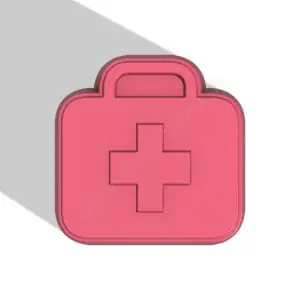 First aid kit STL FILE for vacuum forming and 3D printing