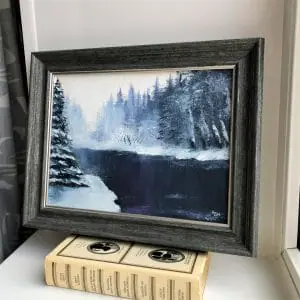 Morning Frost, original oil painting