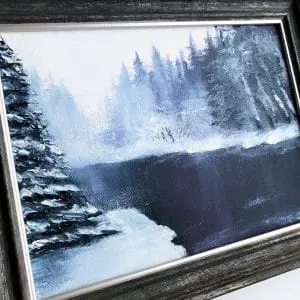 Morning Frost, original oil painting