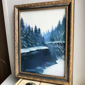 The First Day of Winter, original oil painting