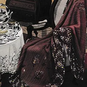 Vintage Crochet Pattern Afghan Plaid Victoriana